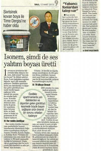 Yeni Asır Gazetesi 2013