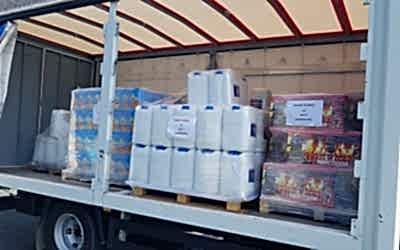 ISONEM, AFET BÖLGELERİNE 2 MİLYON DEĞERİNDE ÜRÜNÜ HİBE ETTİ